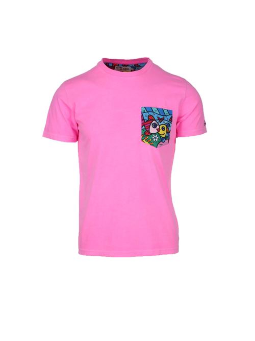 T-shirt mezza manica con taschino Britto Loves Saint Barth MC2 | TShirt | BLA000106477D25